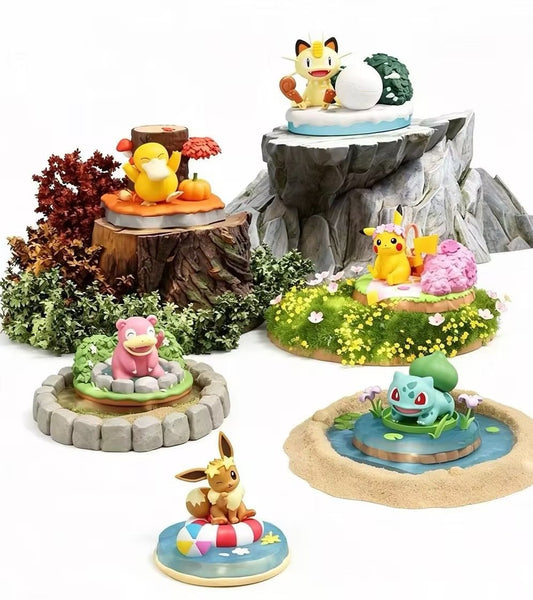 Pokémon Natural Wilds Ornament – Collectible Diorama Figure - FaveBox
