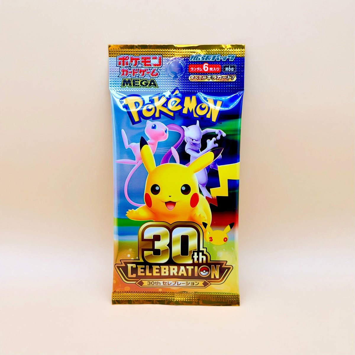 Pokémon TCG Japanese 30th CELEBRATION Booster Pack – M6a - FaveBox