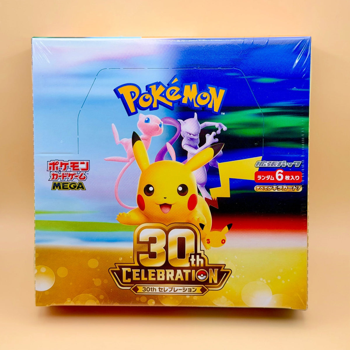 Pokémon TCG Japanese 30th CELEBRATION Booster Box – M6a - FaveBox