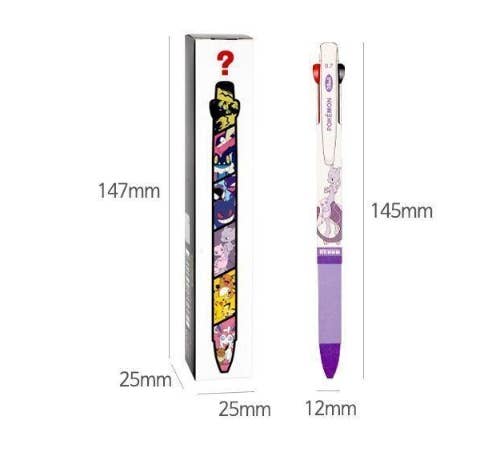 Pokemon 3 Colour Ballpoint Pen Random Box - FaveBox