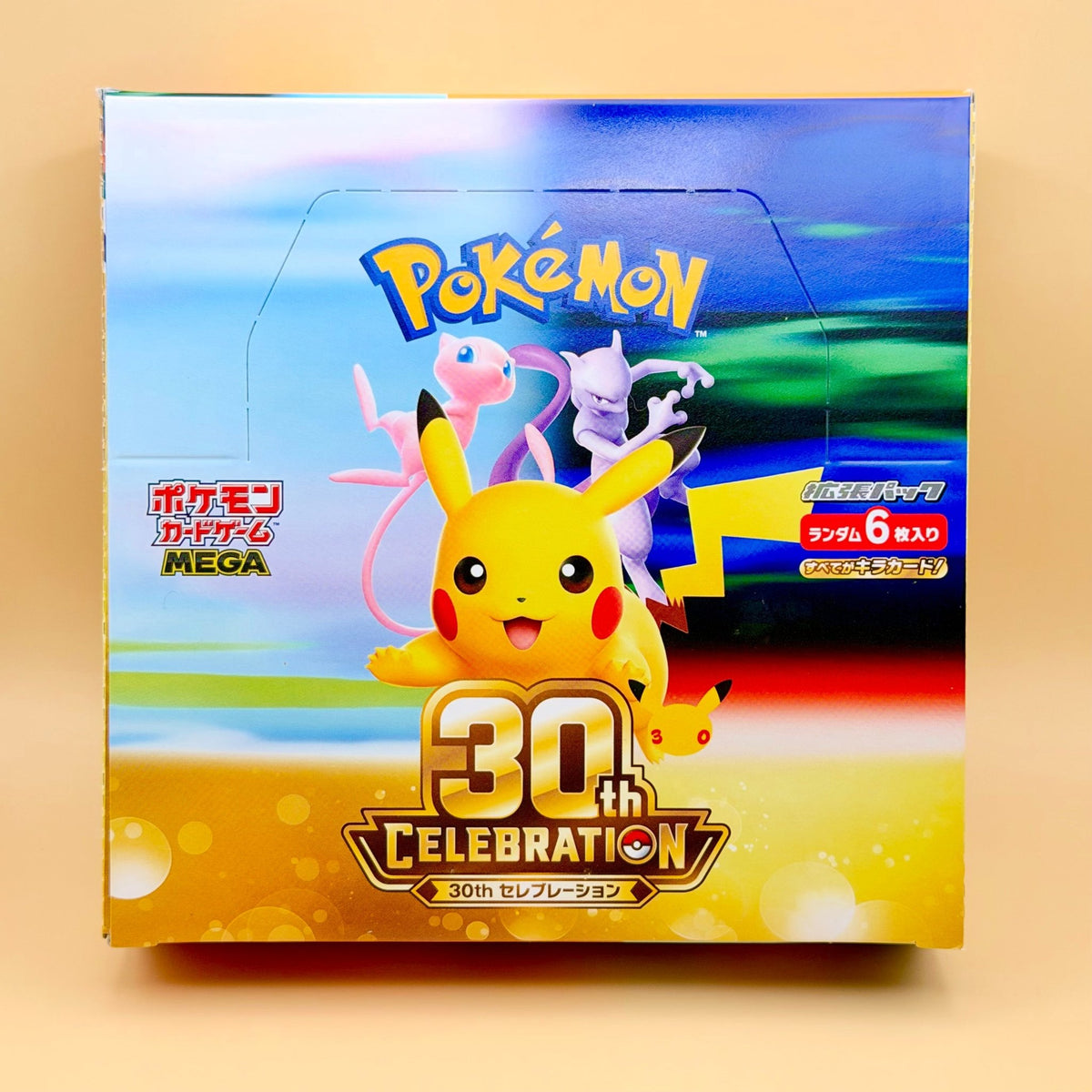 Pokémon TCG Japanese 30th CELEBRATION Booster Box – M6a - FaveBox
