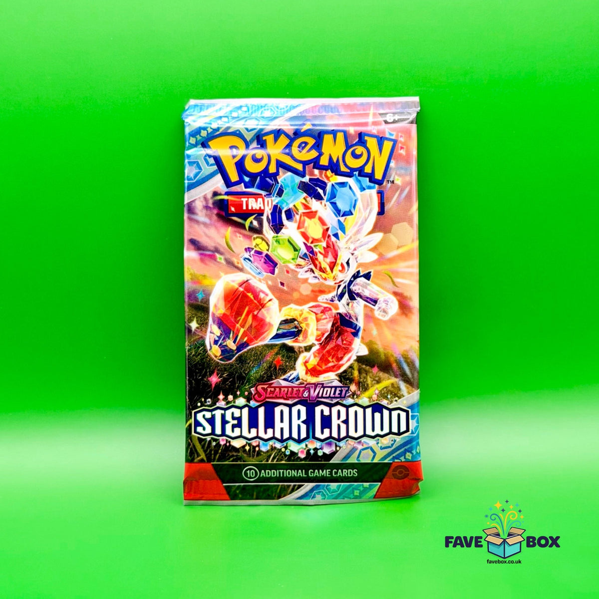 Pokémon TCG: Stellar Crown - Booster Pack - FaveBox