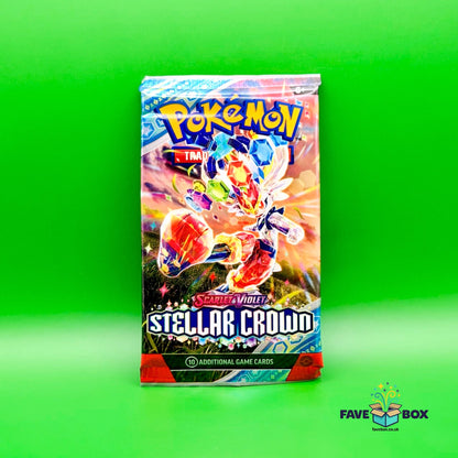Pokémon TCG: Stellar Crown - Booster Pack - FaveBox